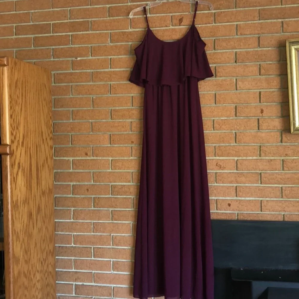 🍇SHOW ME YOUR MUMU🍇CAITLIN RUFFLE MAXI DRESS🍇 - Picture 5 of 9
